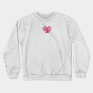 Finger print heart Crewneck Sweatshirt